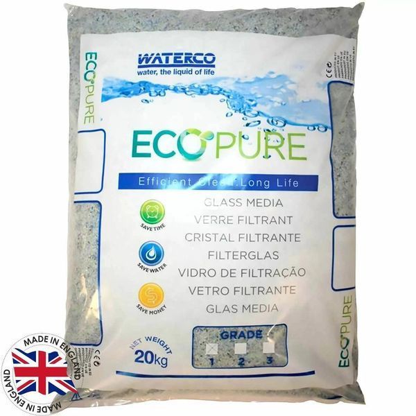 Пісок скляний Waterco EcoPure 0.5-1.0 мм (20 кг) AQ_23206 фото