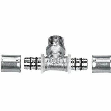 Трійник Rifeng з зовнішньою різьбою 20 х 1/2" х 20 AQ_1740 фото