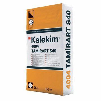 Ремонтна штукатурка Kalekim Tamirart S40 4004 (25 кг), високоміцна AQ_28554 фото