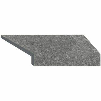 Угловой Г-образный элемент бортовой плитки Aquaviva Stellar Grey, 600x345x50(20) мм (правый/45&deg;) AQ_33663 фото