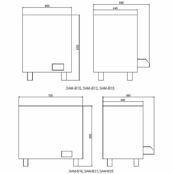 Електрокам'янка Amazon SAM-B12 12 кВт з виносним пультом CON6 AQ_1469 фото