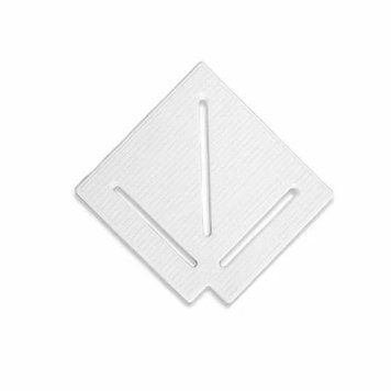 Кутовий елемент Aquaviva KK-15-1 Classic для переливної решітки 90&deg; 145/25 мм (білий) AQ_22760 фото