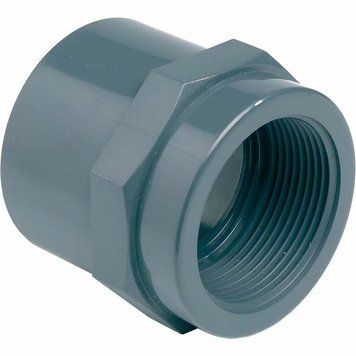 Муфта ПВХ Effast RGRMAG016A перехідна з внутрішньою різьбою, d16x3/8" AQ_19029 фото