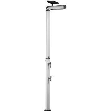 Душ вуличний Aquaviva Quick з LED підсвіткою та мийкою для ніг, білий Q825/9003-QL AQ_33036 фото