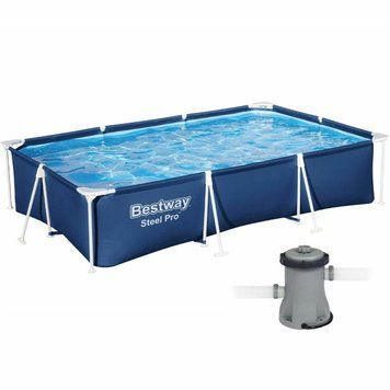 Каркасний басейн Bestway 56411 (300х201х66 см) з картриджним фільтром AQ_16579 фото