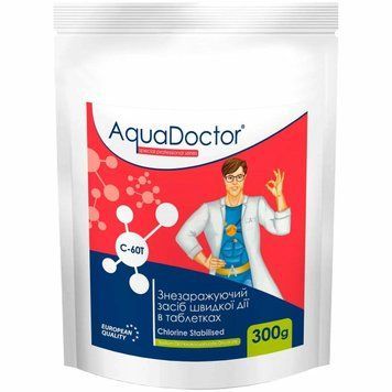 Хлор AquaDoctor C-60T 0.3 кг в таблетках AQ_23736 фото