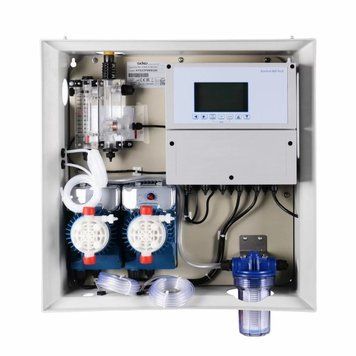 Станція контролю якості води Aquaviva PH+Free Cl 5 л/г + Ячейка + 2 насоса AQ_22962 фото