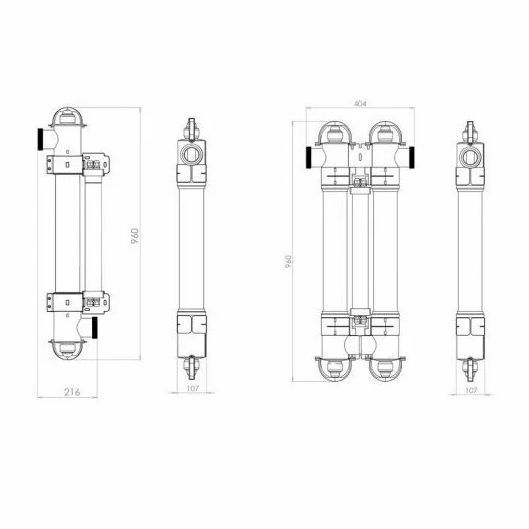 Ультрафіолетова установка Elecro Steriliser UV-C HRP-55-EU + DLife indicator + дозуючий насос AQ_23127 фото