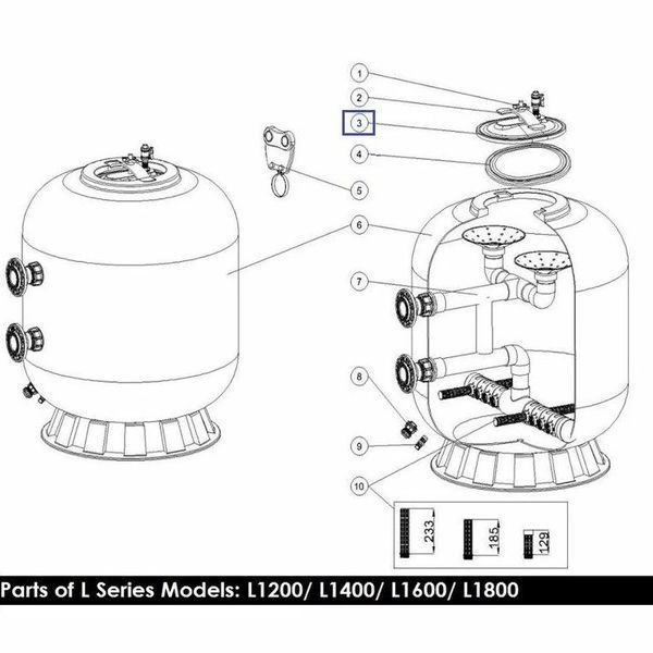 Оглядове вікно для фильтра Emaux L1200-1800 (1161006) AQ_5943 фото
