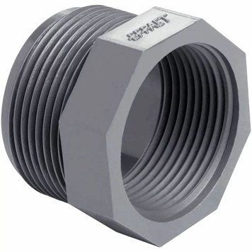 Втулка-футорка ПВХ Effast RERRCE025B коротка, різьбова 3/4"x1/2" AQ_27216 фото