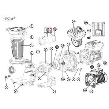 Муфта подключения насоса Hayward Tristar 63 мм (SP3200UNKIT63) AQ_28890 фото