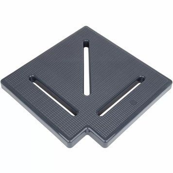 Кутовий елемент Aquaviva KKG-25-1 Classic для переливної решітки, 90&deg;, 245х25 мм (сірий) AQ_26434 фото