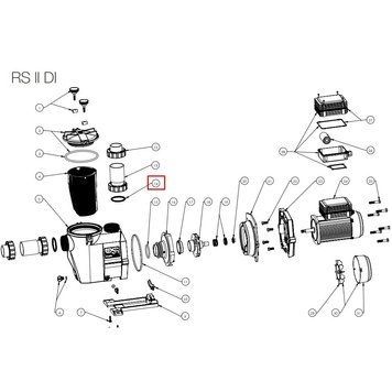 Уплотнительное кольцо насоса Hayward муфты RS II (RSX750N) AQ_27164 фото