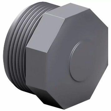 Заглушка ПВХ Effast RERTAE020B з зовнішньою різьбою d1/2" AQ_19623 фото