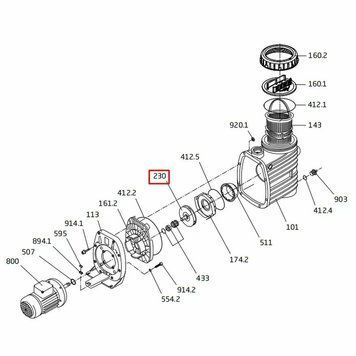 Крильчатка насоса Speck BADU ТОР ІІ/8 / Magna 8 (292.1123.028) AQ_26075 фото