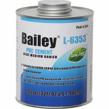 Клей для труб ПВХ Bailey L-6353 473 мл, синій AQ_29129 фото